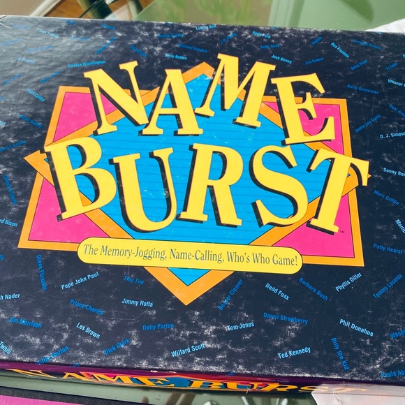 Vintage “Name 💥 Burst” Board Game from 1992 - Picture 13 of 16